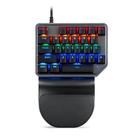 Teclado Mecânico Motospeed K27 Preto Switch Red Rainbow