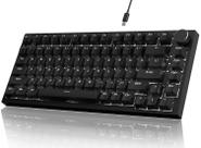 Teclado mecânico para jogos A.JAZZ AK820 Hot Swappable Black Teclado mecânico para jogos A.JAZZ AK820 Hot Swappable Black