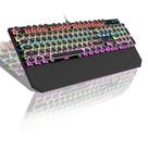 Teclado mecânico para jogos MageGee Typewriter Retro Gold
