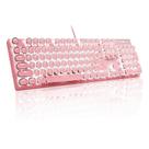 Teclado mecânico para jogos MageGee Typewriter Retro Punk
