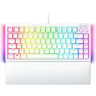 Teclado mecânico para jogos Razer BlackWidow V4 75% branco