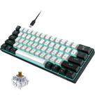 Teclado mecânico para jogos Snpurdiri 60% com fio e 61 teclas