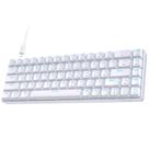 Teclado mecânico para jogos TMKB T68SE 60% com luz de fundo LED
