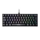 Teclado Mecanico Pichau Aurum V60, RGB, PBT, Switch Huano Vermelho, Preto