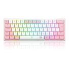 Teclado Mecânico Redragon Anivia Lollipop Rgb Switch Azul Branco Com Rosa K614wp-rgb Pt-blue