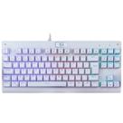 Teclado Mecânico Redragon Dark Avenger Lunar White - ABNT2 - RGB - Switch Azul - K568W-RGB BLUE Teclado Mecânico Redragon Dark Avenger Lunar White - ABNT2 - RGB - Switch Azul - K568W-RGB BLUE