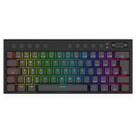 Teclado Mecânico Redragon Horus Mini RGB Low Profile 60% Switch Brown Preto - K632-RGB