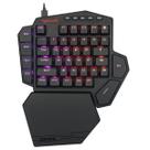 Teclado Mecânico Redragon K585rgb Diti One Handed Rgb Outemu cor:preto