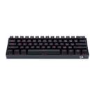 Teclado Mecanico Redragon K630 Dragonborn / Single Color / Brown Switch / Usa - Preto