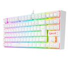 Teclado Mecânico Redragon Kumara RGB PRO, Branco, Switch Br