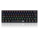 Teclado Mecânico Redragon Lakshmi Rainbow Switch Marrom Preto K606r Pt-Brown