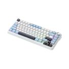 Teclado Mecânico Retroiluminado RGB F75 Com Três Modos, Botão Metálico, Hot-Swappable, Bateria De