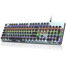 Teclado Mecânico RGB RisoPhy com Switch Azul, 104 Teclas
