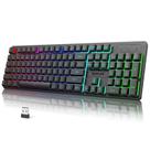 Teclado mecânico RGB sem fio Redragon K521KS de três modos