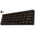 Teclado mecânico RK ROYAL KLUDGE RK61 Wireless 60% vermelho