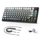 Teclado Mecânico Sem Fio A.JAZZ Attack Shark X820Ultra RGB