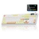 Teclado mecânico sem fio AULA F108 PRO com bateria de 8000mAh