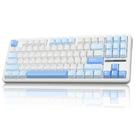 Teclado mecânico sem fio AULA F87 75% TKL RGB retroiluminado