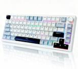 Teclado Mecânico Sem Fio K81 75% Hot-Swappable RGB