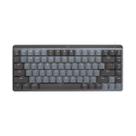 Teclado Mecânico sem Fio Logitech MX Mechanical Mini, Switch Tactile Quiet, Bluetooth e USB, Preto