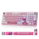 Teclado Mecânico Sem Fio My Little Pony 101 Teclas RGB