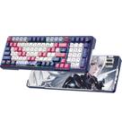 Teclado Mecânico Sem Fio RiSophy 98 Teclas RGB com Gasket Mount