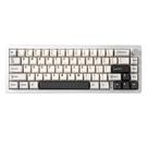 Teclado mecânico sem fio YUNZII AL66 65% com leite RGB
