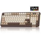 Teclado Mecânico SOLAKAKA A99 Pro Sem Fio RGB com LCD Teclado Mecânico SOLAKAKA A99 Pro Sem Fio RGB com LCD