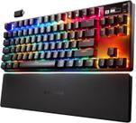 Teclado Mecanico Steelseries Ape Pro TKL Gen 3 Omnipoint 3.0 cor:preto Teclado Mecanico Steelseries Ape Pro TKL Gen 3 Omnipoint 3.0 cor:preto