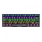 Teclado Mecânico T-Dagger Arena Pro Rainbow Wireless Usb Switch Brown Preto T-Tgk321Pro-Br Pt