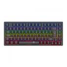 Teclado Mecânico T-dagger Megatre Rainbow Usb Tipo C Switch Brown Preto T-tgk326-br