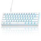 Teclado Mecânico TMKB 60% com Switches Vermelhos e Retroiluminação LED