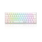 Teclado mecanico usb gamer anivia switch azul redragon k614w-rgb branco