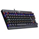 Teclado mecanico usb gamer dark avenger rainbow switch outemu brown redragon k568r preto