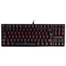 Teclado mecanico usb gamer kumara switch outemu brown redragon k552-2 preto