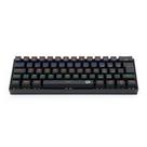 Teclado mecanico usb gamer lakshmi rainbow switch red redragon k606r preto