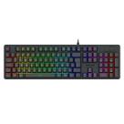 Teclado Membrana Gamer Redragon Netherbane Rainbow Full Size Preto - K521-R Teclado Membrana Gamer Redragon Netherbane Rainbow Full Size Preto - K521-R