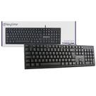 Teclado Membrana Keytime Typeflow Usb 2.0 Abnt 2 Preto Kyt00009 Teclado Membrana Keytime Typeflow Usb 2.0 Abnt 2 Preto Kyt00009
