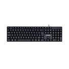 Teclado Membrana Maxprint Office Easy Com Fio ABNT2 Preto
