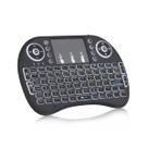 Teclado Mini Air Mouse Touch Wireless S/Fio C/Led Preto LTVB45006