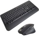 Teclado Mouse Multimidia Sem Fio Silencioso USB Bluetooth