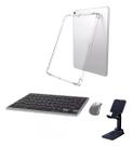 Teclado + Mouse Recarregáveis + Suporte + Capa Tpu Compatível Com IPad 10
