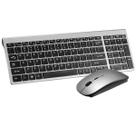 Teclado Mouse Sem Fio 2.4GHz Óptico Recarregável Bateria Wireless Bluetooth ABNT2