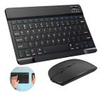 Teclado Mouse Sem Fio Bluetooth Tablet Notebook Universal Premium
