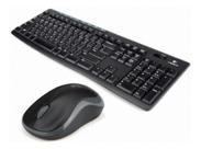 Teclado + Mouse Sem Fio Logitech Barato e bom mk-270