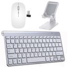 Teclado, Mouse Slim Sup Galaxy Tab A8 X200/205 10,5" Branco