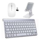 Teclado, Mouse Slim Sup para tablet Air 5 10,9" 2022 Branco