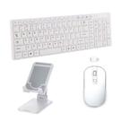 Teclado, Mouse, Suporte - tablet 2021 9a Geração 10.2" Branco