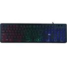 Teclado Mtek KB-7269LR-PT Retroiluminado USB - Preto (Portugues)