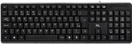 Teclado Mtek KB-8187 com Cabo - Preto (Portugues)